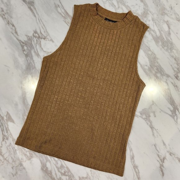 2 FOR $15! Dynamite Ribbed Mock Neck Tank | Sz S - Picture 3 of 8
